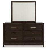 Neymorton King Panel Bed, Dresser, Mirror and Nightstand